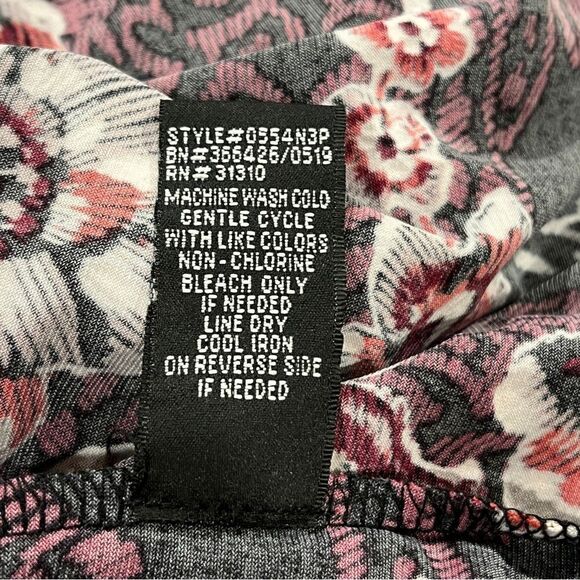 Floral short sleeve a-line swing style dress - Picture 10 of 13